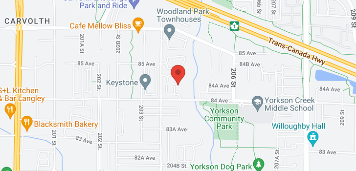 map of 17 20451 84 AVENUE